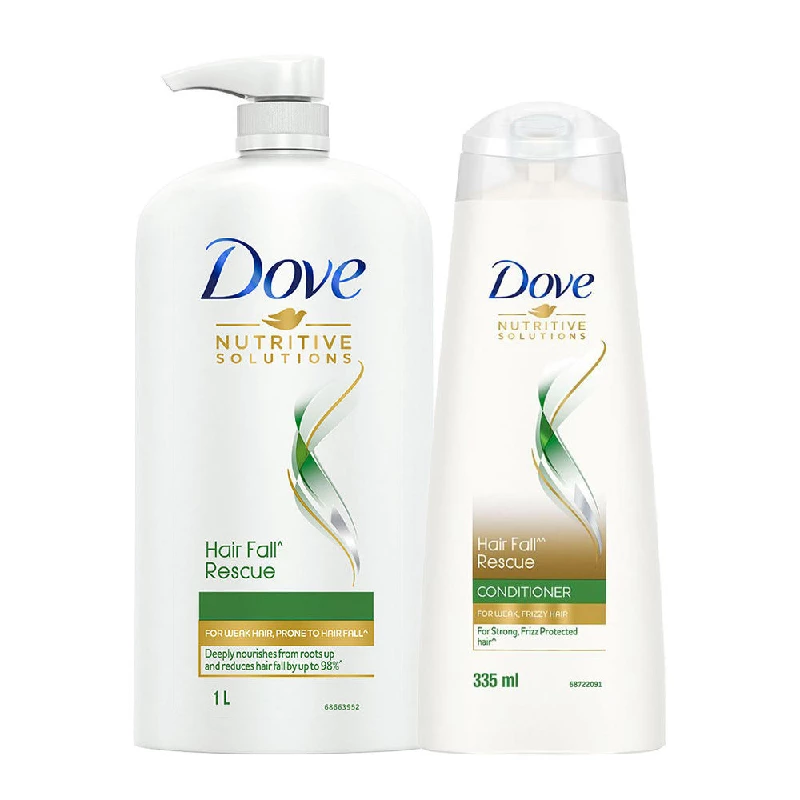 Dove Hair Fall Rescue Combo, 1335 ml-1.webp